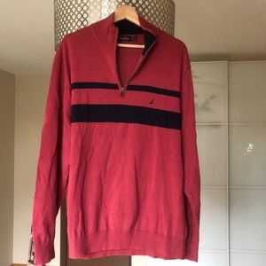 Nautica Pull Over Zip Up Sweater